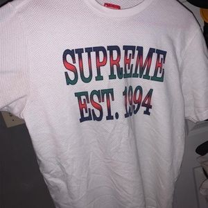 Supreme Cotton Mesh Gradient Logo